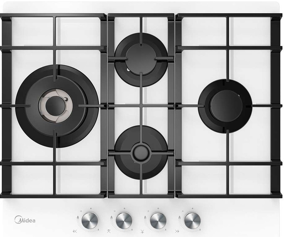Фото товара: Midea MG697TGW газовая поверхность