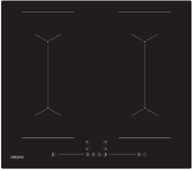 AKPO PIA 6094218FZ BL Детальное фото товара: AKPO PIA 6094218FZ BL индукционная поверхность