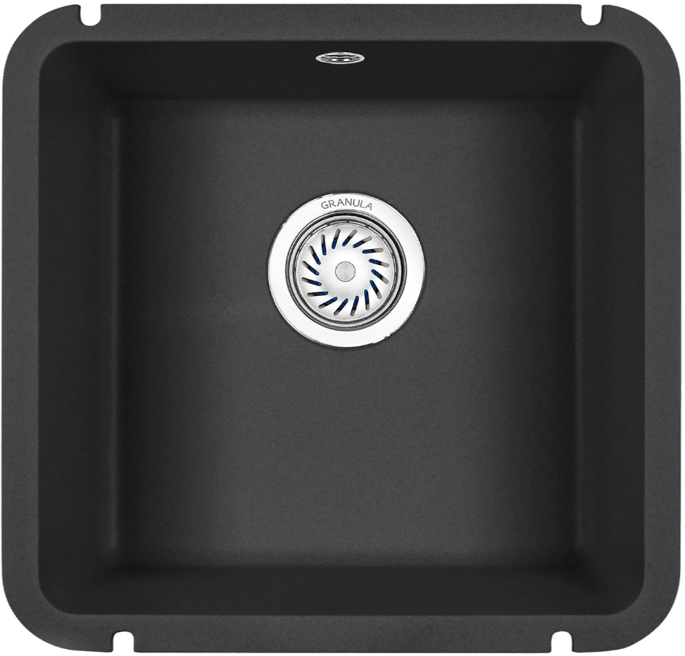 Фото товара: GRANULA 3801 мойка, гранит, черный