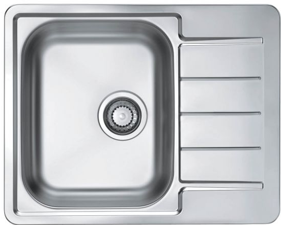 Фото товара: ALVEUS LINE MAXIM 110 SAT-90, мойка, нержавеющая сталь сатин (в комплекте с сифоном 1130551)
