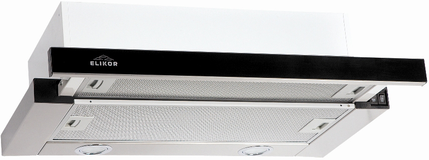 Elikor Интегра GLASS 45Н-400-В2Д нерж/стекло черное Фото товара: Elikor Интегра GLASS 45Н-400-В2Д нерж/стекло черное