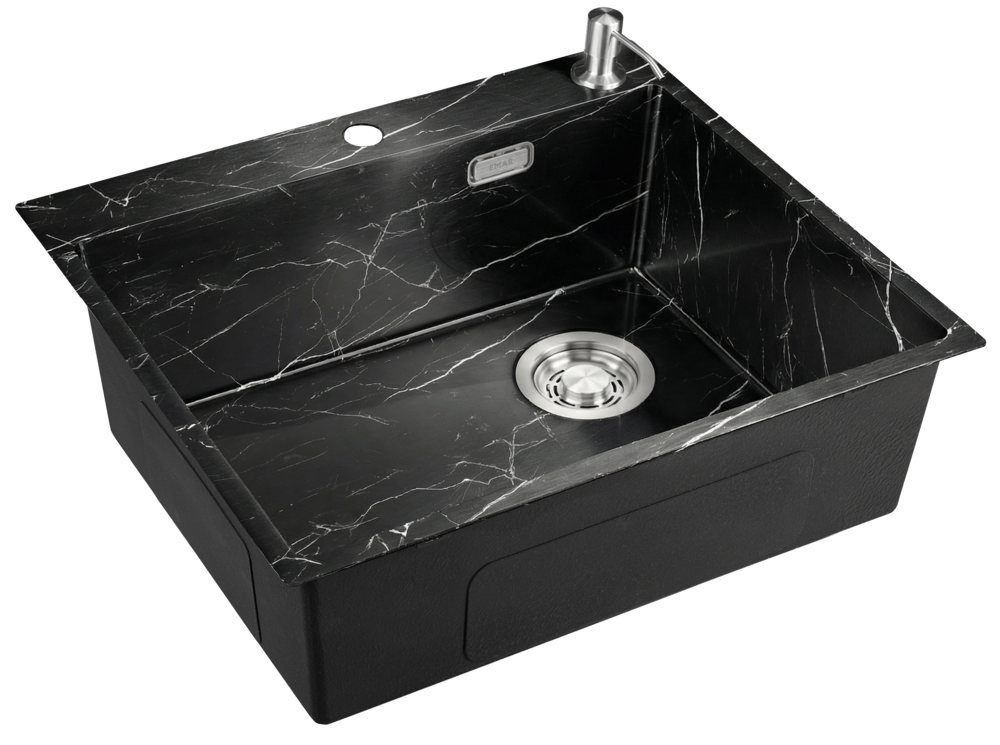 Фото товара: Emar EMB-560(TOP) Black Elegant, мойка, нержавеющая сталь, черный