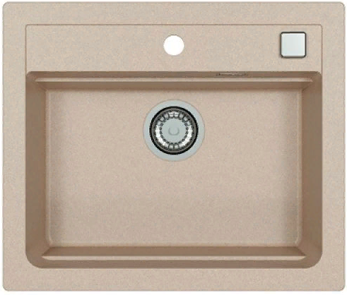 Фото товара: ALVEUS GRANITAL ATROX 30 TERRA - G22, мойка, гранит, песочный (в комплекте с сифоном 1132823)
