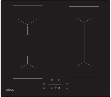 Фото товара: AKPO PIA 6094218U BL индукционная поверхность