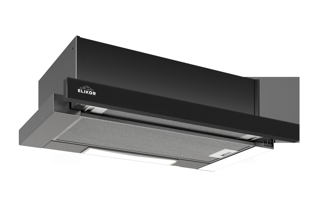 Elikor Slide Glass 50П-1000 черный/черный Фото товара: Elikor Slide Glass 50П-1000 черный/черный