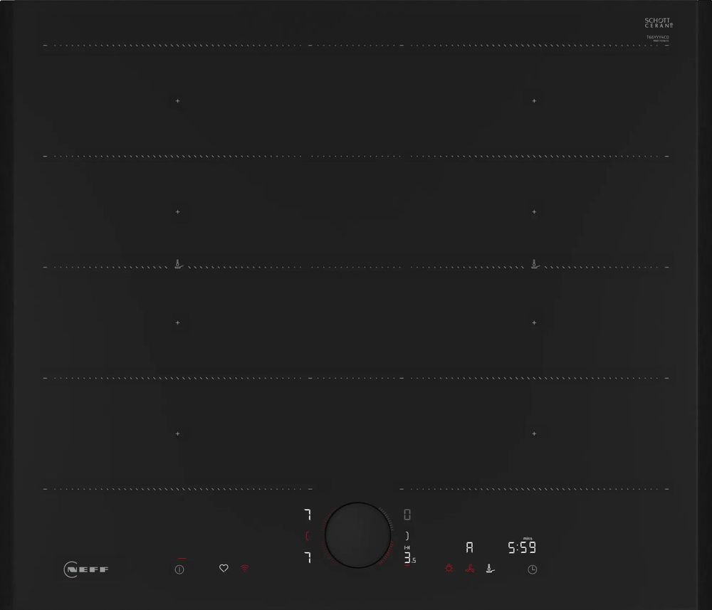 Детальное фото товара: NEFF T66YYY4C0 индукционная поверхность