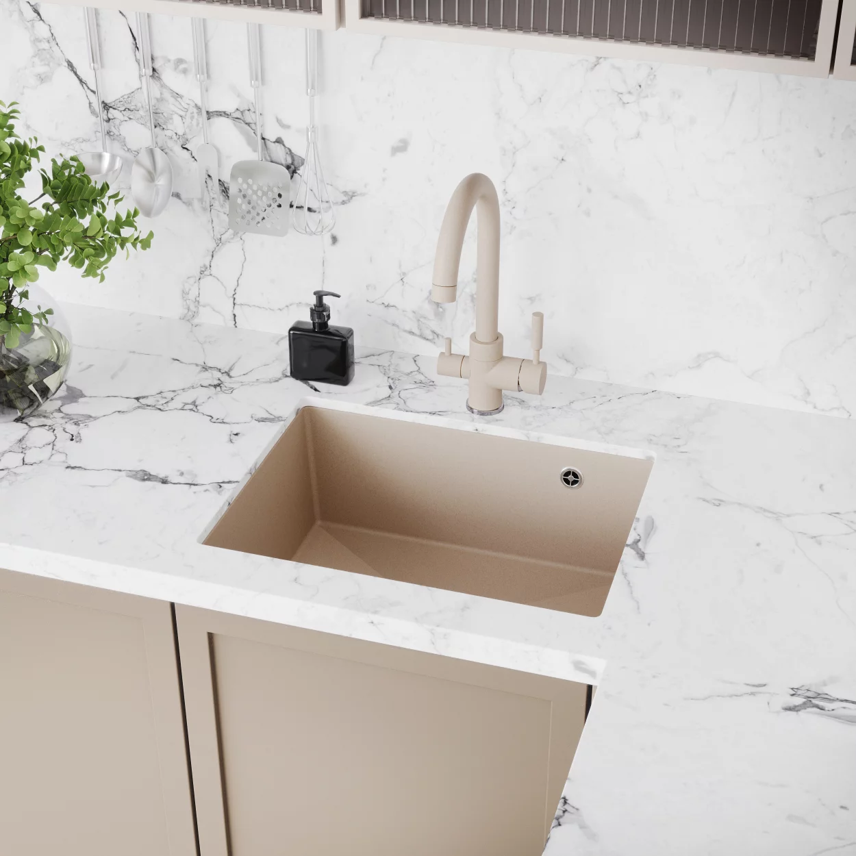 Детальное фото товара: Tolero BLADE 550, мойка, гранит, саванна