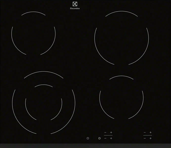 Фото товара: Electrolux EHF6241FOK стеклокерамическая поверхность