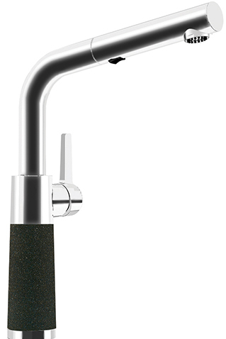Фото товара: Schock SC-540-D, смеситель, гранит, хром/оникс