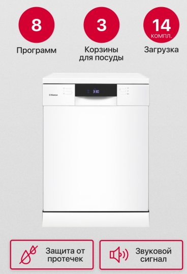 Детальное фото товара: Hansa ZWM628EWH