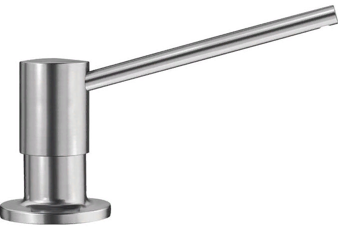 Blanco Torre, дозатор жидкого моющего средства, нержавеющая сталь Детальное фото товара: Blanco Torre, дозатор жидкого моющего средства, нержавеющая сталь