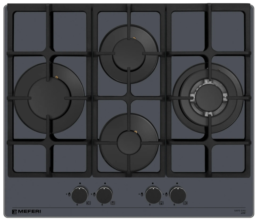 Детальное фото товара: MEFERI MGH604GR GLASS ULTRA газовая поверхность