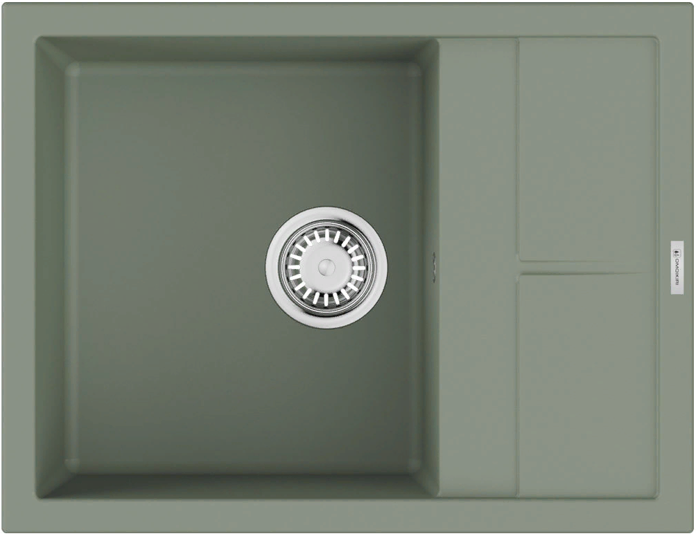 Фото товара: Omoikiri Sumi 65A-WG, мойка, керамика, wind green