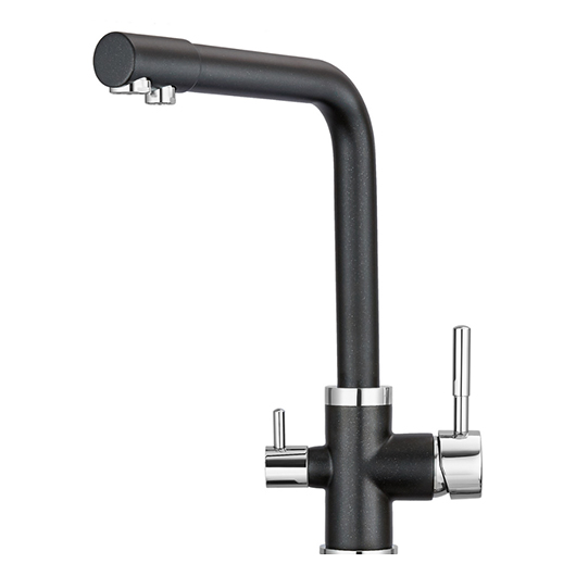 Фото товара: GRANULA 2015 смеситель, гранит, шварц