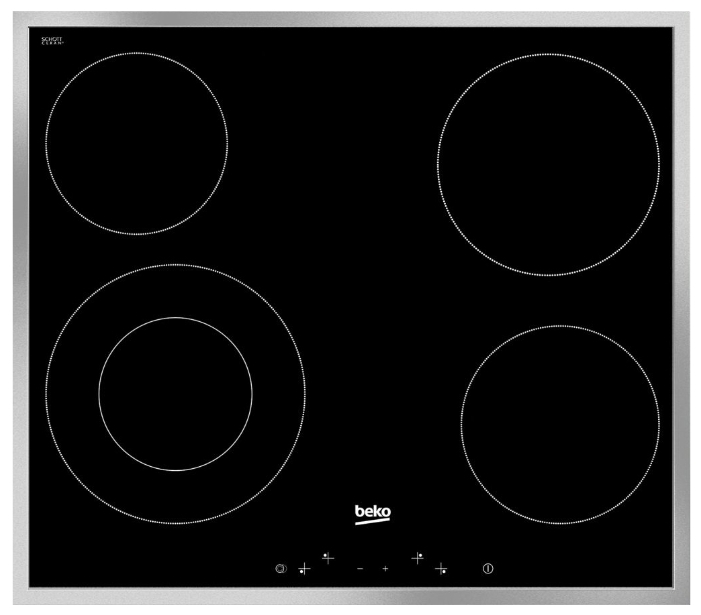 Фото товара: Beko HIC 64402 X стеклокерамическая поверхность