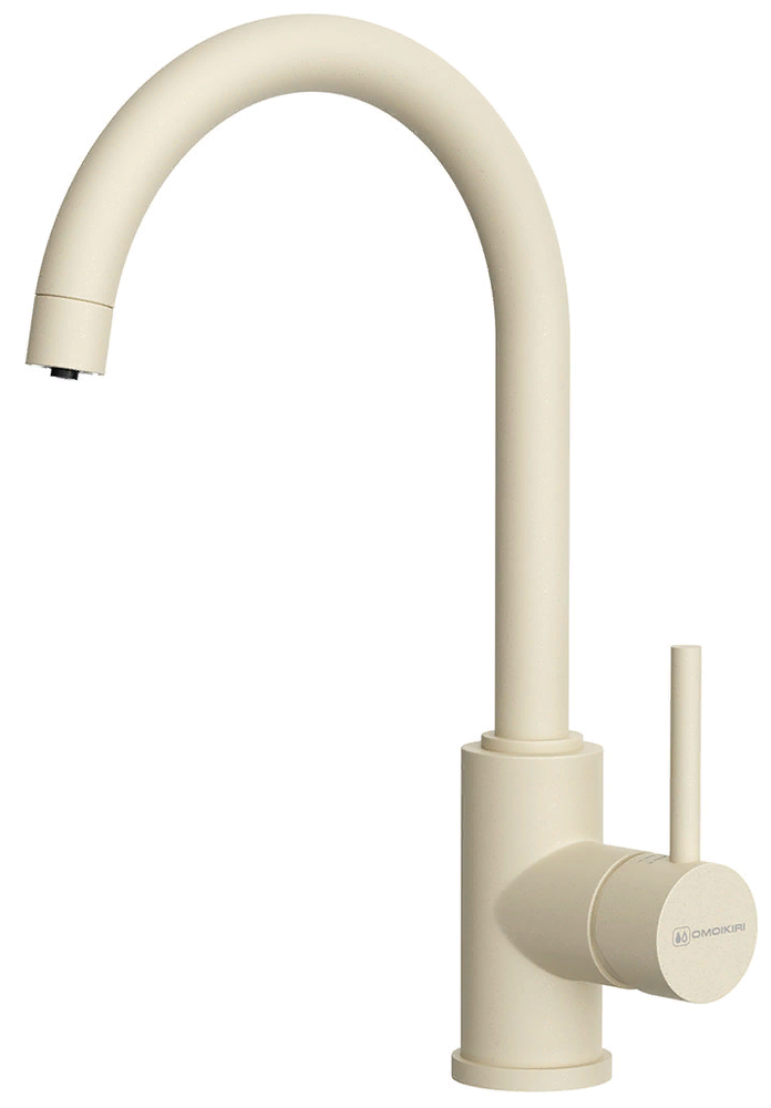 Фото товара: Omoikiri Shinagawa 2 Plus-BE, смеситель, гранит, ваниль