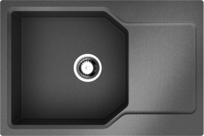 Фото товара: Omoikiri Yonaka 78-LB-BL, мойка, гранит, черный