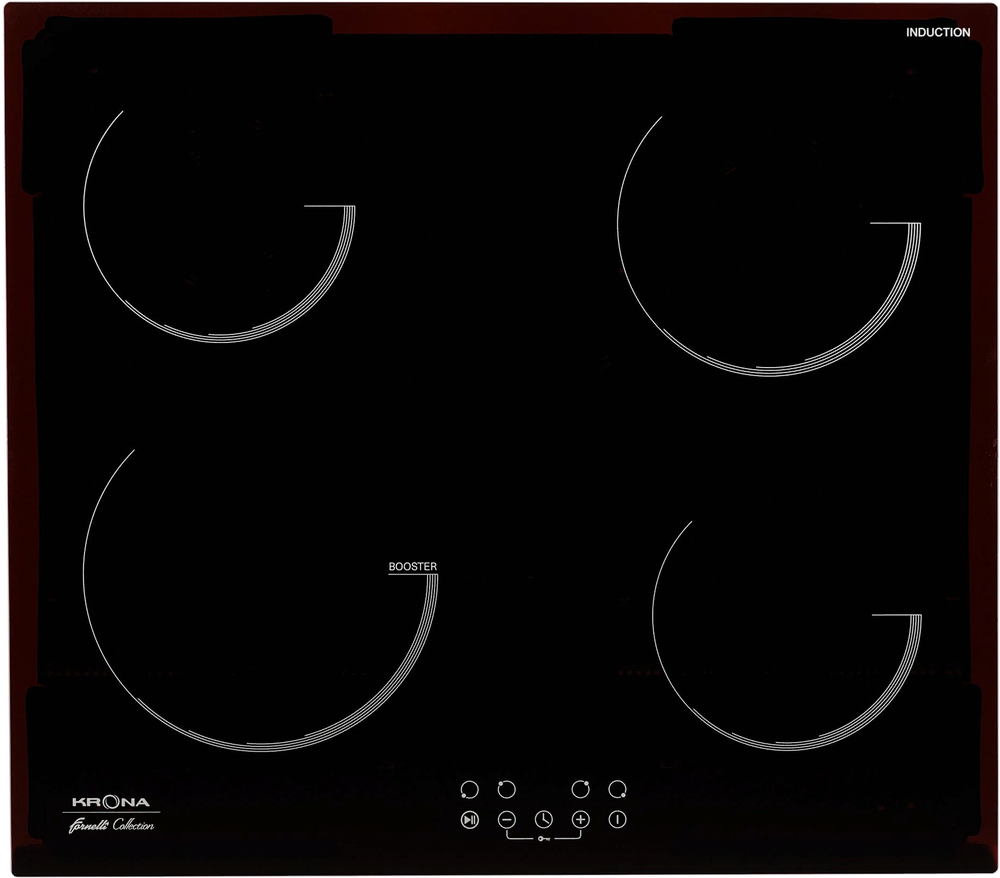 Фото товара: Krona VENTO 60 BL индукционная поверхность