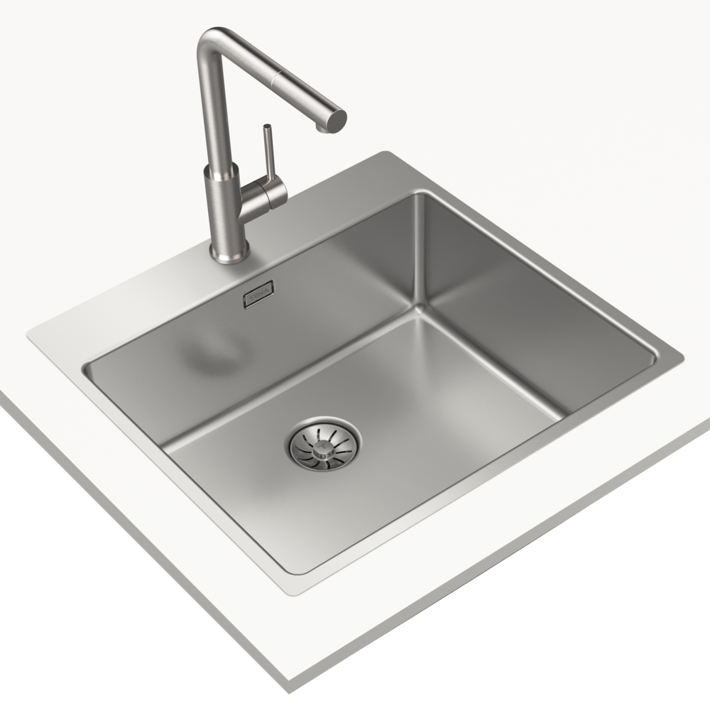 Детальное фото товара: Teka FORLINE RS15 50.40 POLISHED, мойка, нержавеющая сталь полированная