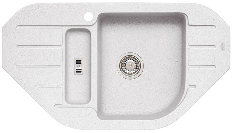 Фото товара: ALVEUS NIAGARA 60 GRANITAL ARCTIC-G11, мойка, гранит, белый (с сифоном 1105297)