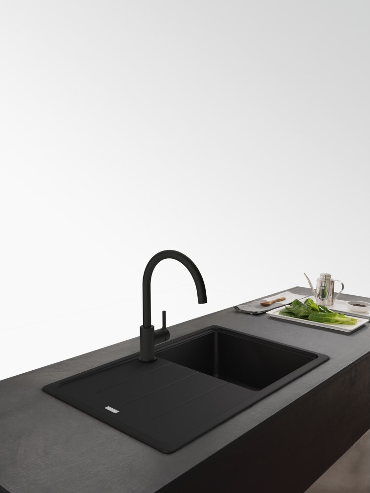 Детальное фото товара: Franke Lina XL, смеситель, черный матовый