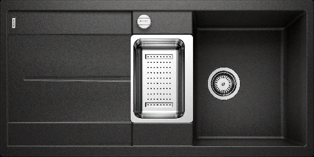 Фото товара: Blanco Metra 6S, мойка, гранит, черный