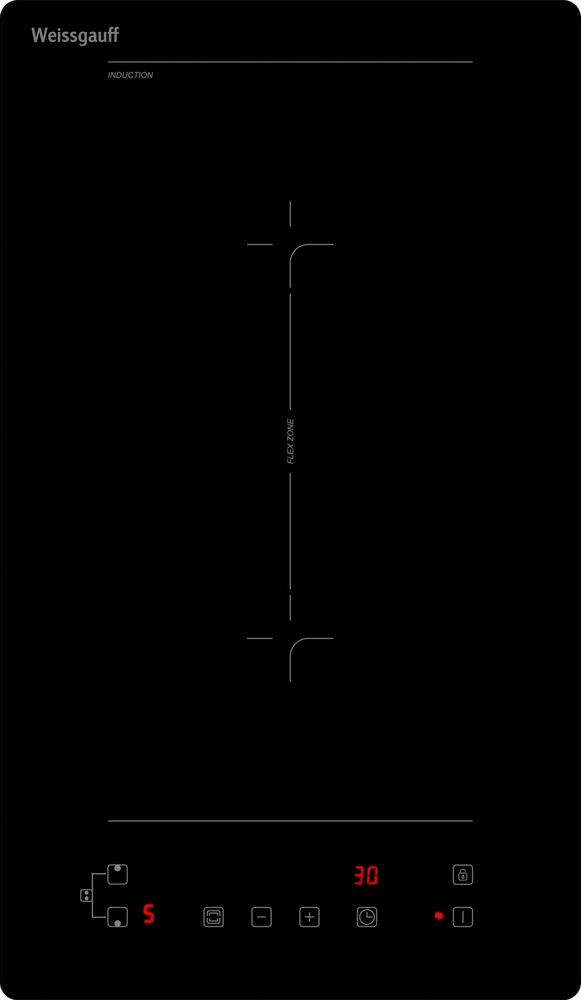 Фото товара: Weissgauff HI 32 BFZC индукционная поверхность