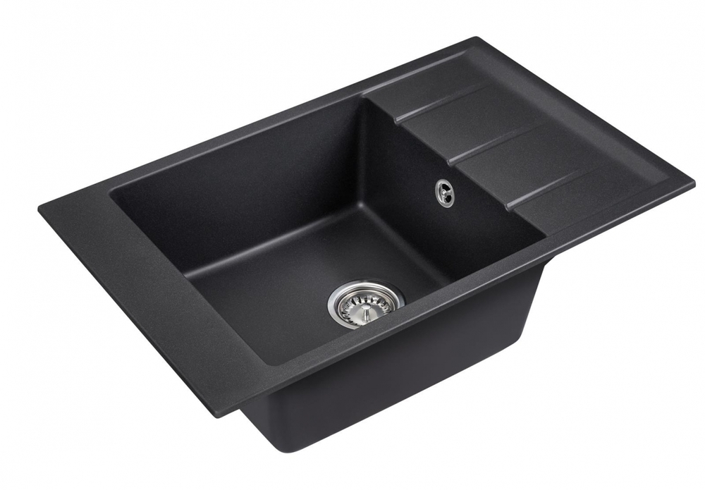 Emar EMQ-1780.Q, мойка, гранит, оникс Фото товара: Emar EMQ-1780.Q, мойка, гранит, оникс