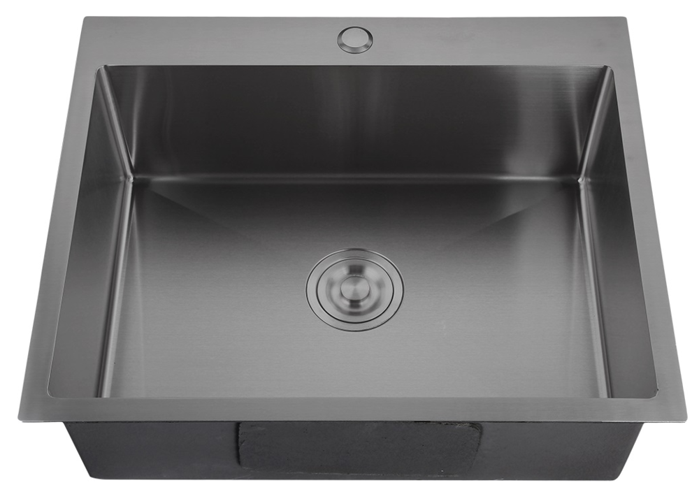 Фото товара: GranFest 6045 PVD, мойка, нержавеющая сталь, графит