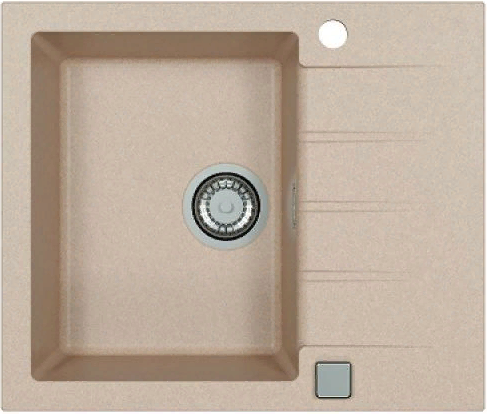 Детальное фото товара: ALVEUS GRANITAL CADIT 10 TERRA - G22, мойка, гранит, песочный (в комплекте с сифоном 1132823)