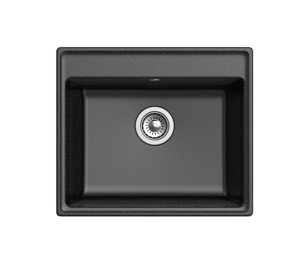 GranFest VERTEX GF-V-580, мойка, мрамор черный Фото товара: GranFest VERTEX GF-V-580, мойка, мрамор черный