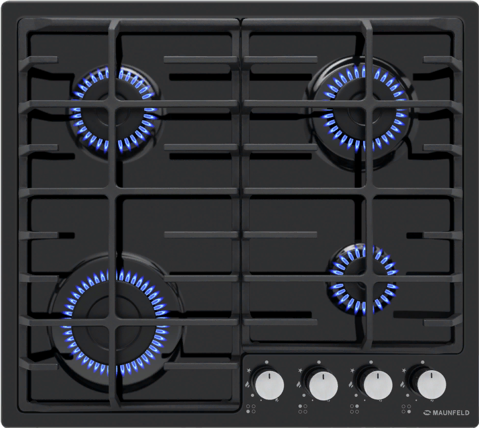 Фото товара: Maunfeld EGHE.64.6CB/G газовая поверхность