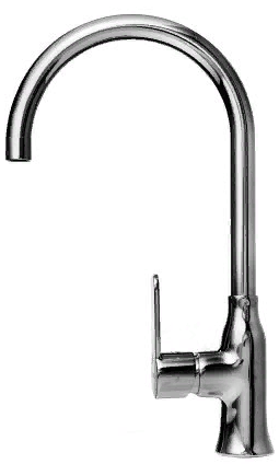 Фото товара: ALVEUS SLIM MONARCH ANTHRACITE, смеситель, антрацит