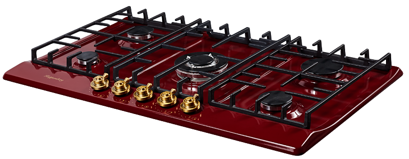 Детальное фото товара: Kuppersberg FV9TGRZ BOR Bronze газовая поверхность