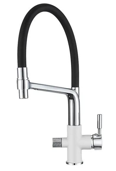 Фото товара: GRANULA 0075 смеситель, гранит, арктик (белый)