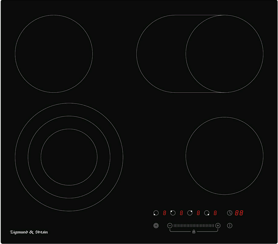 Фото товара: Zigmund & Shtain CN 38.6 B стеклокерамическая поверхность