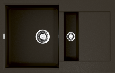 Фото товара: Omoikiri Sakaime 78-2-DC, мойка, гранит, темный шоколад
