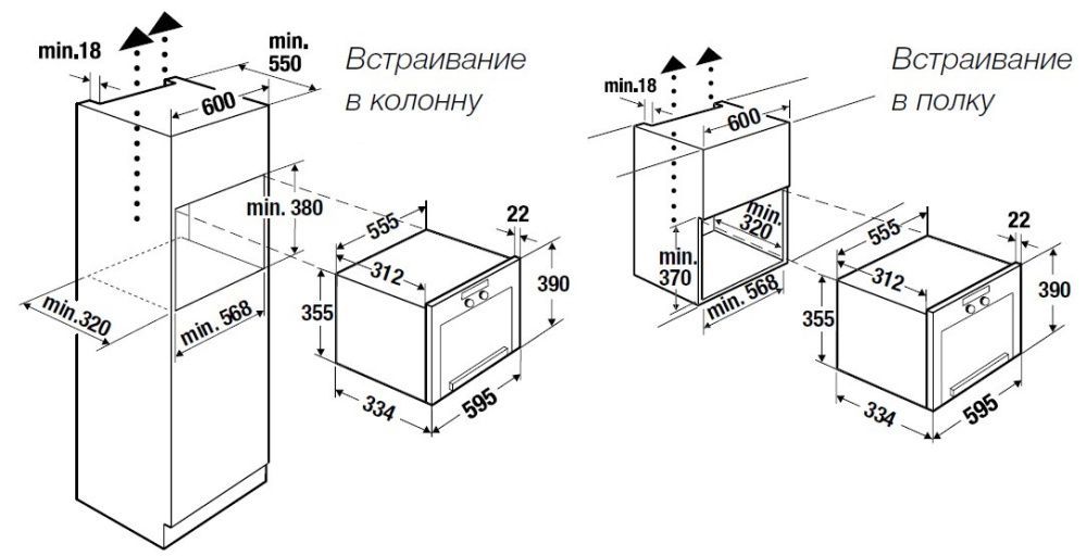 Схема встраивания