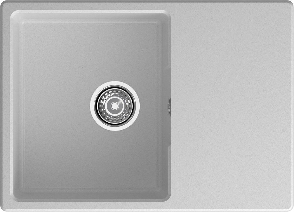 GranFest URBAN 668L мойка, мрамор, серый Фото товара: GranFest URBAN 668L мойка, мрамор, серый