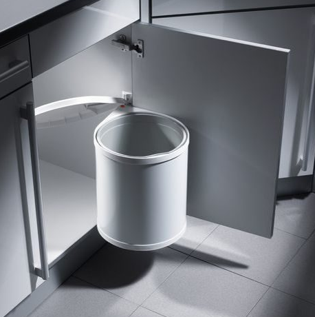Детальное фото товара: Hailo Mono мусорное ведро 15 л в распашной шкаф от 400 мм
