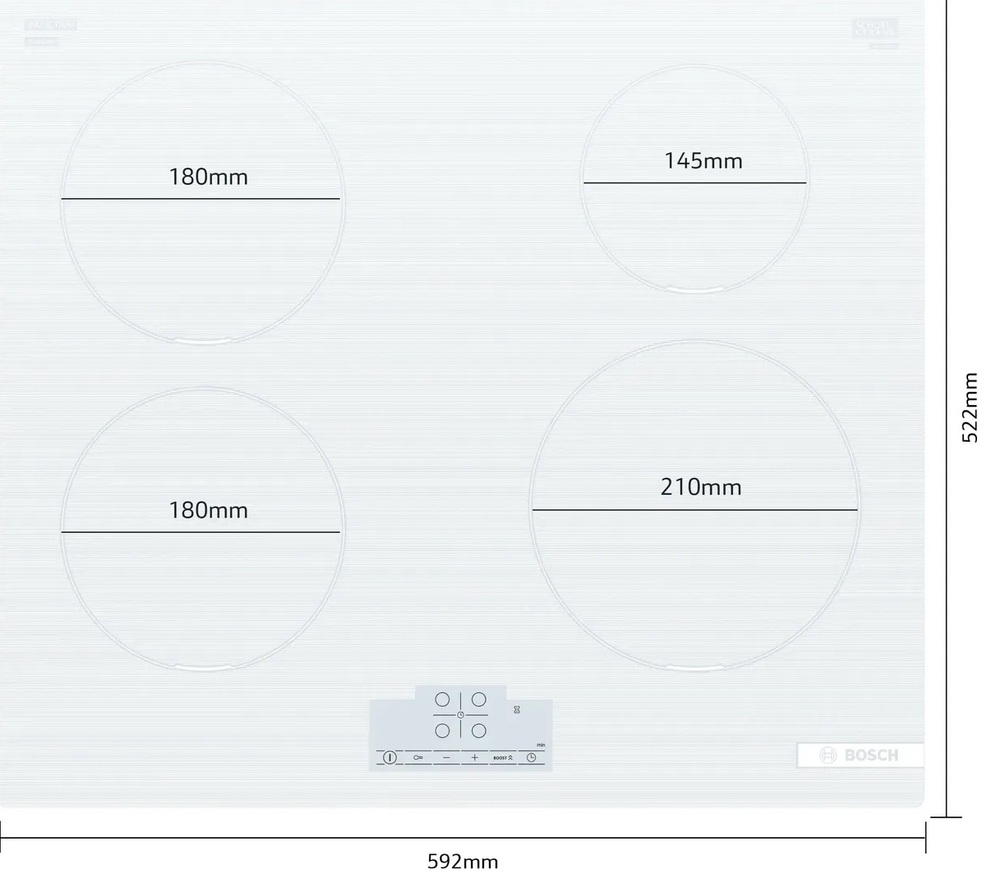 Детальное фото товара: Bosch PUE612BB1E индукционная поверхность