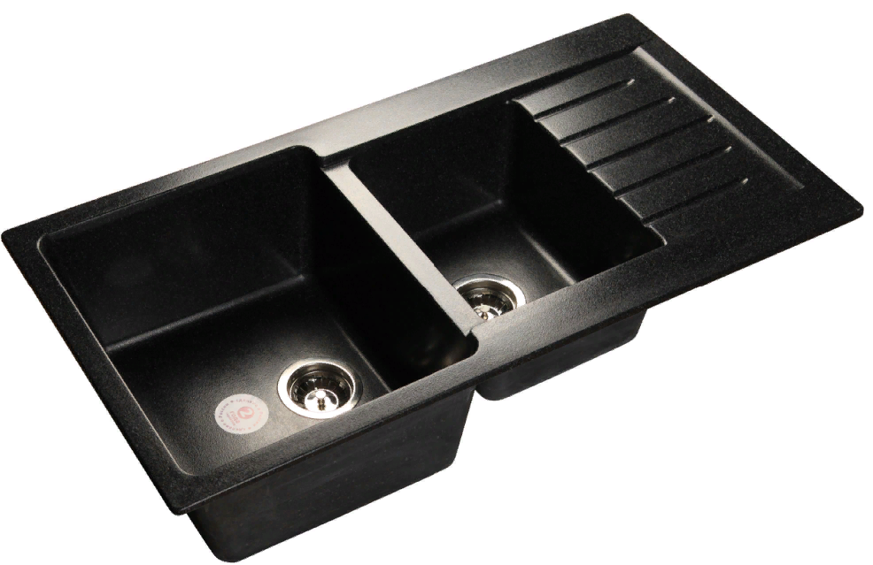 Фото товара: GranFest PRACTIK GF-P-980 KL, мойка, мрамор, черный