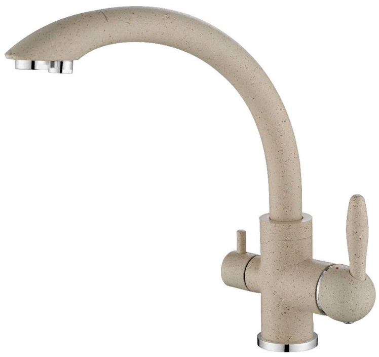 Фото товара: Paulmark ESSEN, смеситель, гранит, бежевый