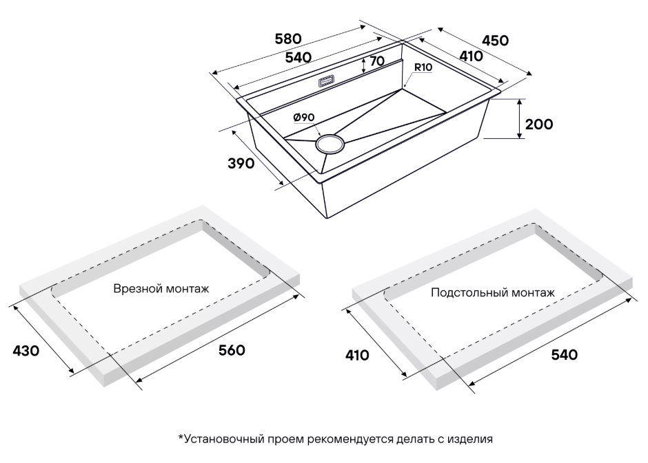 Схема встраивания