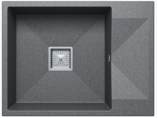 Фото товара: Tolero BLADE 660, мойка, гранит, грей