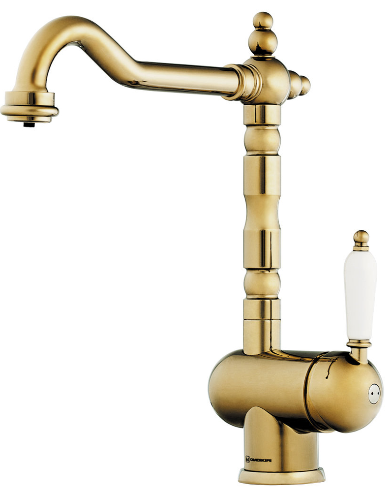 Фото товара: Omoikiri Kyoto 2 Plus-G, смеситель, золото