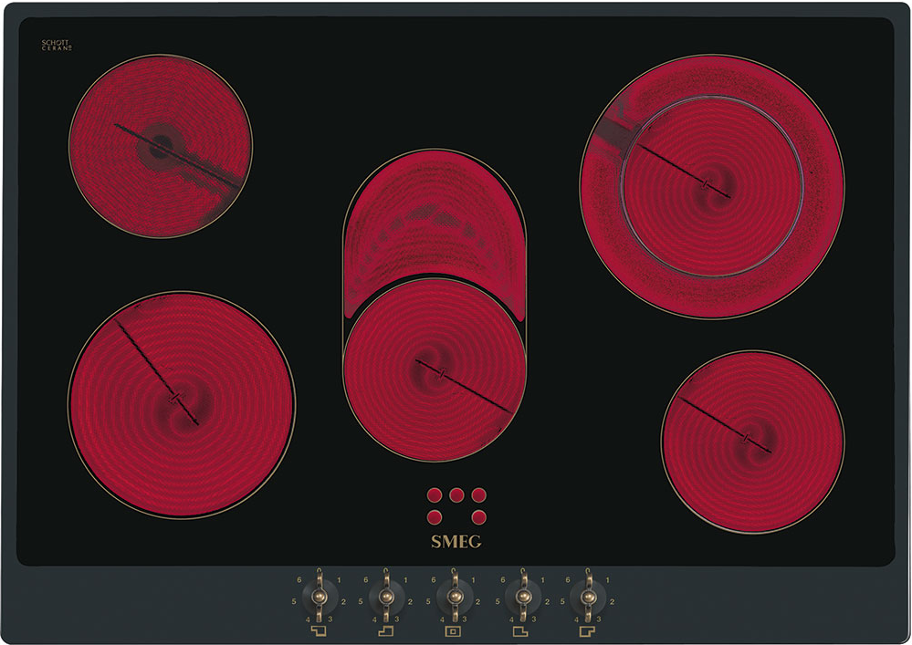 Фото товара: Smeg P875AO стеклокерамическая поверхность