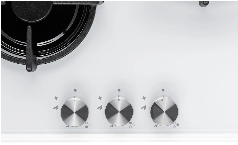 Krona FIERO 45 WH Детальное фото товара: Krona FIERO 45 WH газовая поверхность