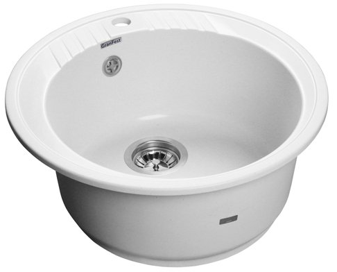 GranFest RONDO GF-R-520, мойка, мрамор, иней Фото товара: GranFest RONDO GF-R-520, мойка, мрамор, иней