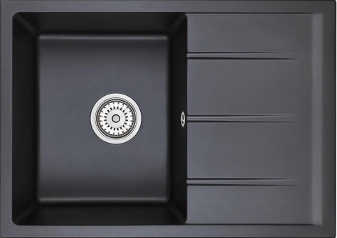 Детальное фото товара: Emar EMQ-1700.Q, мойка, гранит, оникс